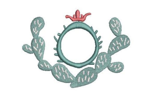 Cactus Monogram Frame: A Holiday Embroidery Review