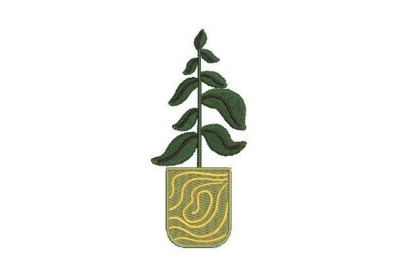 Potted Plant Embroidery Review for Business Merch