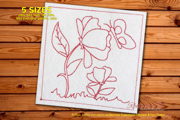 Review: Cartoon Flower with Butterfly Design