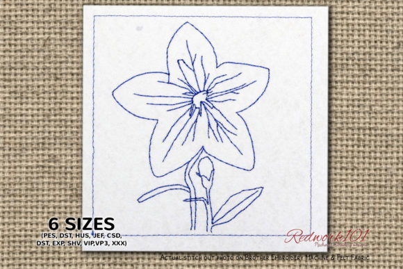 Reviewing the Balloon Flower Lineart Design
