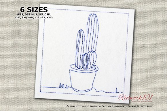 Succulent Plant in Pot Redwork: A Designer’s Review